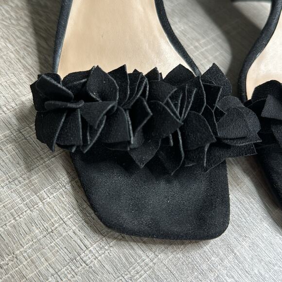 UNISA Black Cozzie Open Toe Block Heeled Sandals Women’s - Picture 3 of 12